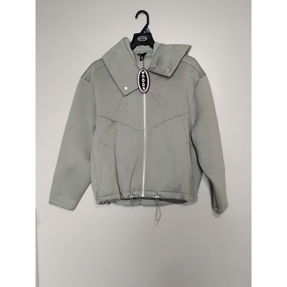 Scoop Lenzing EcoVero Neoprene Oversized Jacket Size XS